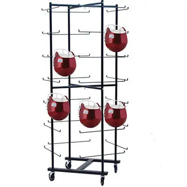 56 FOOTBAL HELMET ROLLING CART HoopsKing